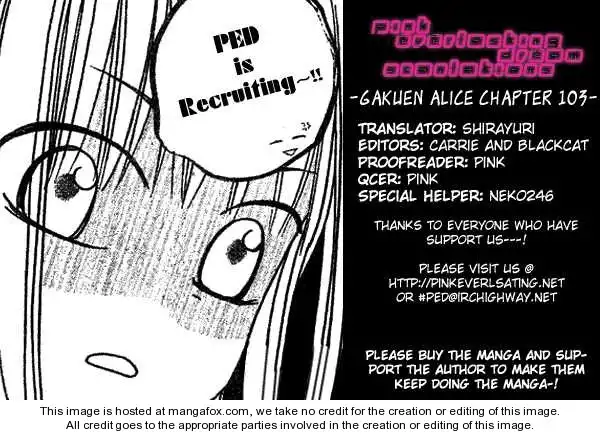 Gakuen Alice Chapter 103 1